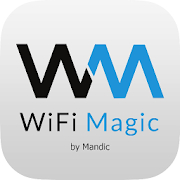 The logo of WiFi Magic by Mandic Passwords.