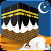 The logo of Muslim Prayer Times: Qibla Compass & Quran MP3.