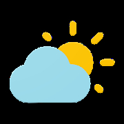 The logo of Simple weather & clock widget (no ads).