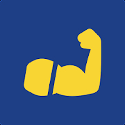 The logo of Arms Workout.