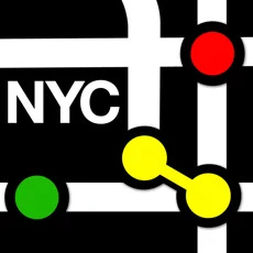 The logo of New York City Subway Map.