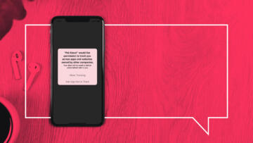Image of a phone screen with a sample opt-out message