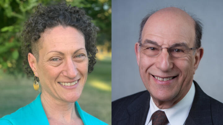 Side by side headshots of Leah Rothstein (left) and Richard Rothstein (right)