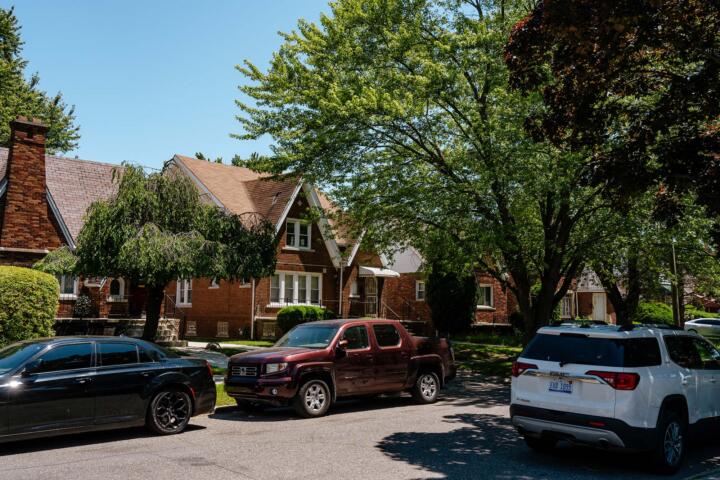 Houses in Detroit’s Cornerstone Village neighborhood